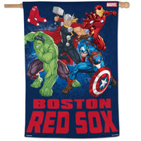 Wholesale-Boston Red Sox / Marvel (c) 2021 MARVEL Vertical Flag 28" x 40"