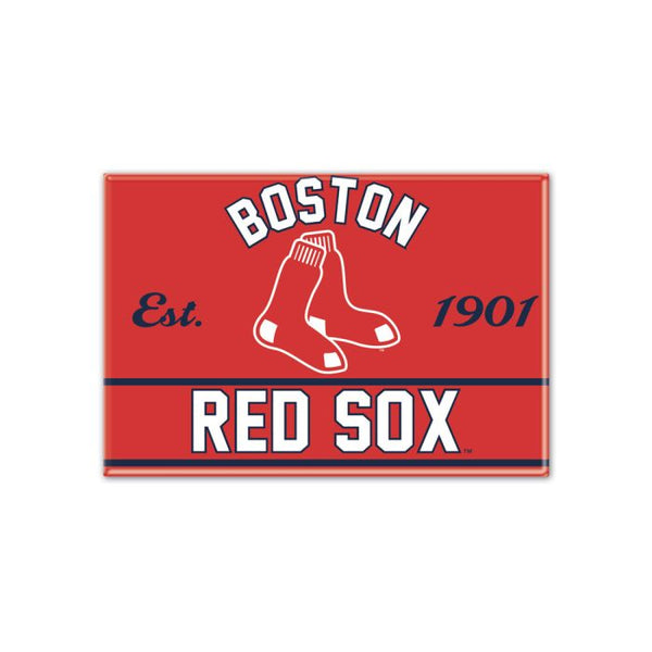 Wholesale-Boston Red Sox Metal Magnet 2.5" x 3.5"