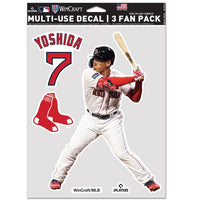 Wholesale-Boston Red Sox Multi Use 3 Fan Pack Masataka Yoshida