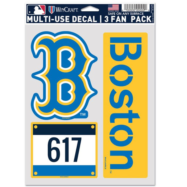 Wholesale-Boston Red Sox Multi Use 3 Fan Pack