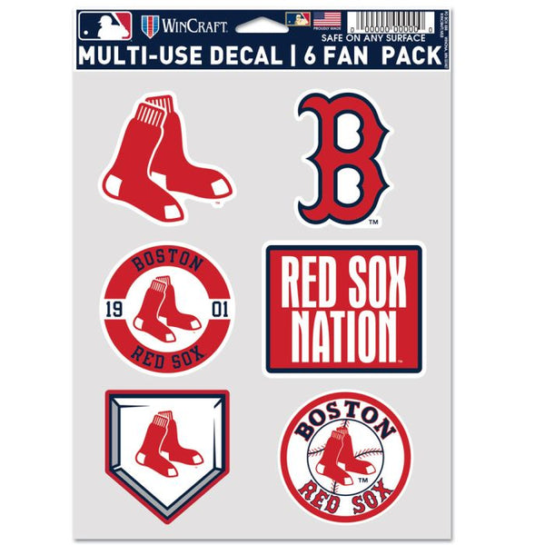 Wholesale-Boston Red Sox Multi Use 6 Fan Pack