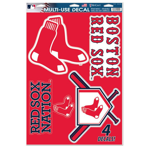 Wholesale-Boston Red Sox Multi-Use Decal 11" x 17"