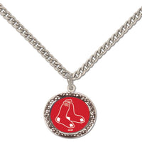 Wholesale-Boston Red Sox Necklace w/Charm FINDING #01656602