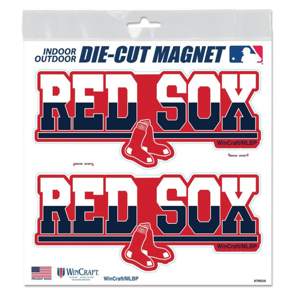 Wholesale-Boston Red Sox Outdoor Magnets 6" x 6"