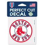 Wholesale-Boston Red Sox Perfect Cut Color Decal 4" x 4"