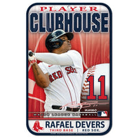 Wholesale-Boston Red Sox Plastic Sign 11" x 17" Rafael Devers