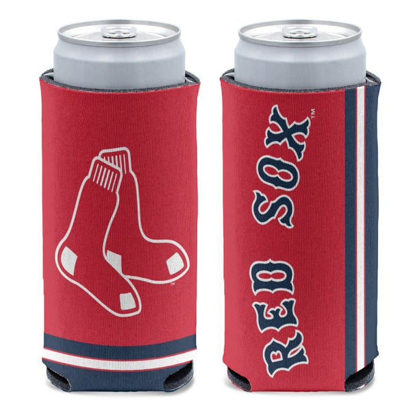 Wholesale-Boston Red Sox Primary 12 oz Slim Can Cooler