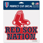 Wholesale-Boston Red Sox Slogan Perfect Cut Color Decal 8" x 8"