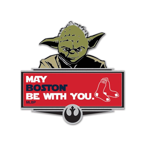 Wholesale-Boston Red Sox / Star Wars Yoda Collector Pin Jewelry Card