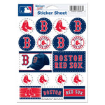 Wholesale-Boston Red Sox Vinyl Sticker Sheet 5" x 7"