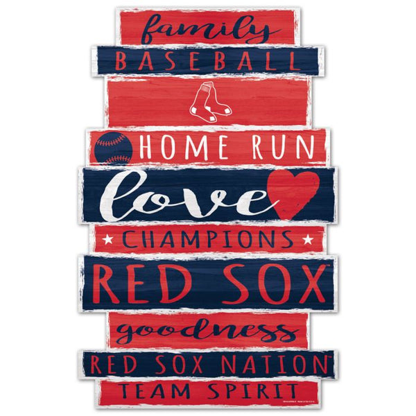 Wholesale-Boston Red Sox Wood Sign 11" x 17" 1/4" thick