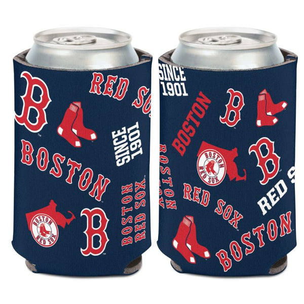 Wholesale-Boston Red Sox scatter Can Cooler 12 oz.