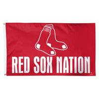 Wholesale-Boston Red Sox slogan Flag - Deluxe 3' X 5'