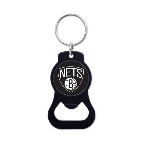 Wholesale-Brooklyn Nets Black Bottle Opener Key Ring