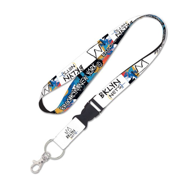 Wholesale-Brooklyn Nets city Lanyard w/detachable buckle 1"