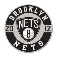 Wholesale-Brooklyn Nets round est Collector Enamel Pin Jewelry Card