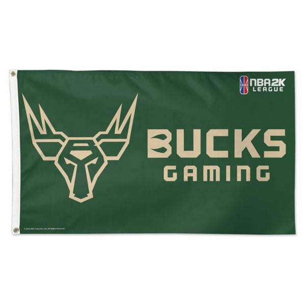 Wholesale-Bucks Gaming Milwaukee Bucks Flag - Deluxe 3' X 5'