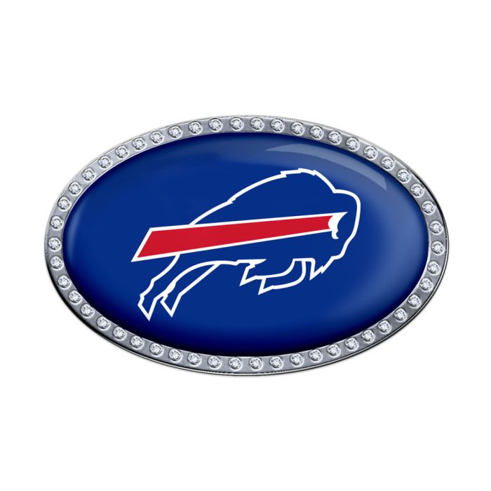 Buffalo Bills Bling Chrome Metal Domed Emblem – Mission City Wholesale