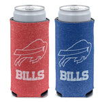 Wholesale-Buffalo Bills COLORED HEATHER 12 oz Slim Can Cooler