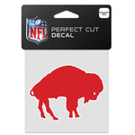 Wholesale-Buffalo Bills / Classic Logo RETRO Perfect Cut Color Decal 4" x 4"