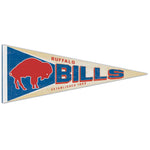 Wholesale-Buffalo Bills / Classic Logo RETRO Premium Pennant 12" x 30"