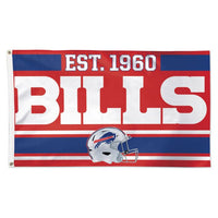 Wholesale-Buffalo Bills Established Flag - Deluxe 3' X 5'