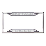 Wholesale-Buffalo Bills FROSTED Lic Plt Frame S/L Printed