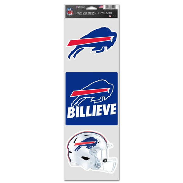 Wholesale-Buffalo Bills Fan Decals 3.75" x 12"