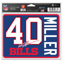 Wholesale-Buffalo Bills Fan Decals 5" x 6" Von Miller