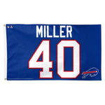 Wholesale-Buffalo Bills Flag - Deluxe 3' X 5' Von Miller