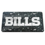 Wholesale-Buffalo Bills GLITTER BACKGROUND Acrylic Classic License Plates