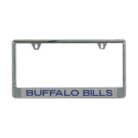 Wholesale-Buffalo Bills GLITTER BACKGROUND Lic Plt Frame B/O Metallic