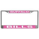 Wholesale-Buffalo Bills GLITTER BACKGROUND Lic Plt Frame S/L Printed