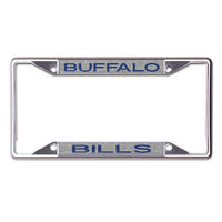 Wholesale-Buffalo Bills GLITTER BACKGROUND Lic Plt Frame S/S Printed