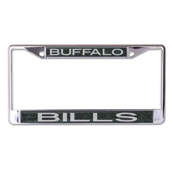 Wholesale-Buffalo Bills GLITTER BACKGROUND Lic Plt Frame S/S Printed