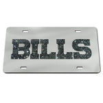 Wholesale-Buffalo Bills GLITTER LETTERS Acrylic Classic License Plates