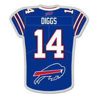 Wholesale-Buffalo Bills Jersey Collector Pin Jewelry Card Stefon Diggs