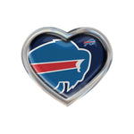 Wholesale-Buffalo Bills MEGA Chrome Metal Domed Emblem HEART