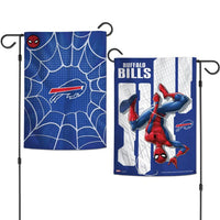 Wholesale-Buffalo Bills / Marvel (C) 2021 Marvel Garden Flags 2 sided 12.5" x 18"