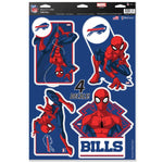 Wholesale-Buffalo Bills / Marvel (C) 2021 Marvel Multi-Use Decal 11" x 17"