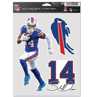 Wholesale-Buffalo Bills Multi Use 3 Fan Pack Stefon Diggs