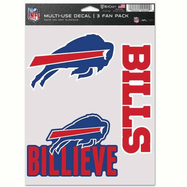 Wholesale-Buffalo Bills Multi Use 3 Fan Pack