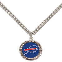 Wholesale-Buffalo Bills Necklace w/Charm Jewelry Card