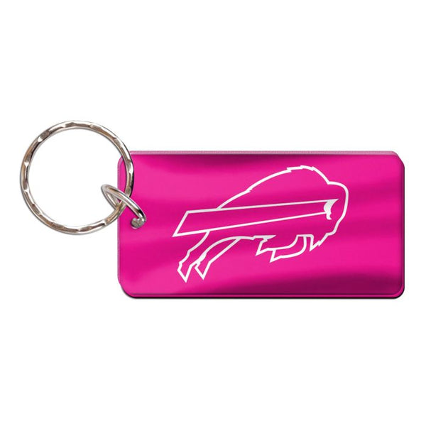 Wholesale-Buffalo Bills PINK Keychain Rectangle