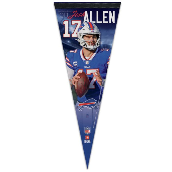 Wholesale-Buffalo Bills Premium Pennant 12" x 30" Josh Allen