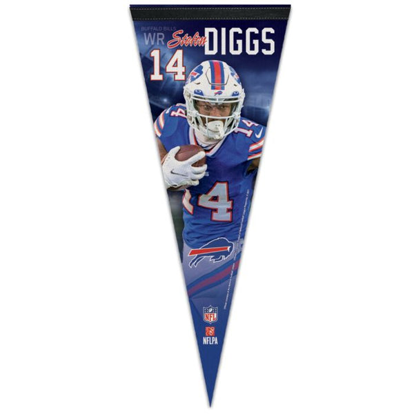 Wholesale-Buffalo Bills Premium Pennant 12" x 30" Stefon Diggs