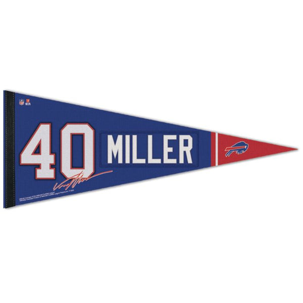 Wholesale-Buffalo Bills Premium Pennant 12" x 30" Von Miller