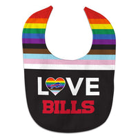 Wholesale-Buffalo Bills Pride Love All Pro Baby Bib