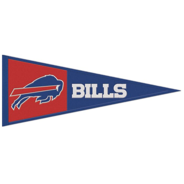 Wholesale-Buffalo Bills Primary Wool Pennant 13" x 32"