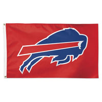 Wholesale-Buffalo Bills Red background Flag - Deluxe 3' X 5'